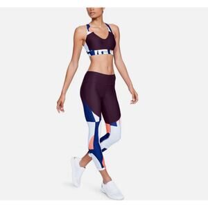 Under Armour Vanish Printed Crop Workout Set, Leggings & Bra, size S